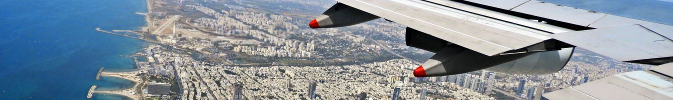 Approaching Tel Aviv.